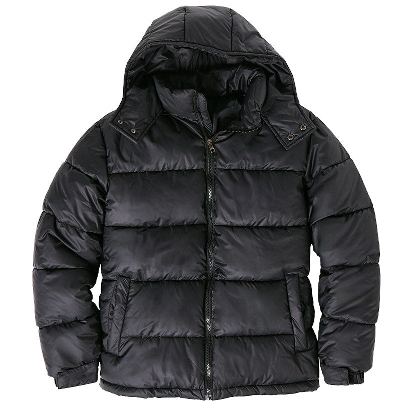 Men's Black Puffer Jacket#select-size_xl