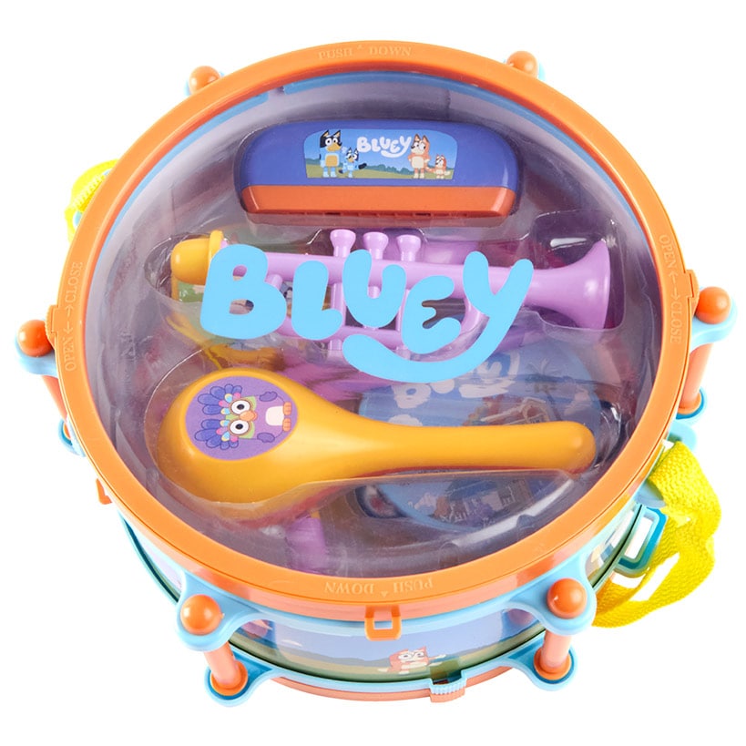 Bluey All-In-One Band Set - Inspire Musical Creativity with 7 Instruments