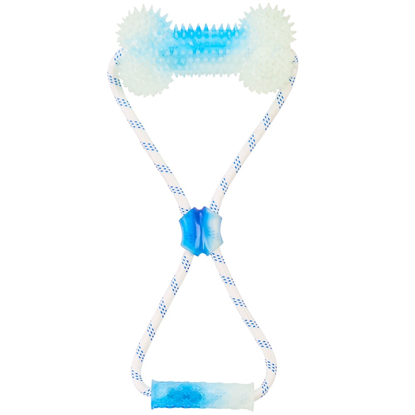 Glow-in-the-Dark Bone Dog Toy - Fetch, Chew, and Tug Fun