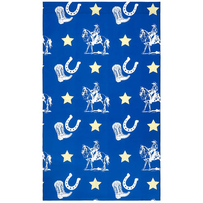 Buckaroo Cowboy Window Panel 50" x 63" or 50" x 84"