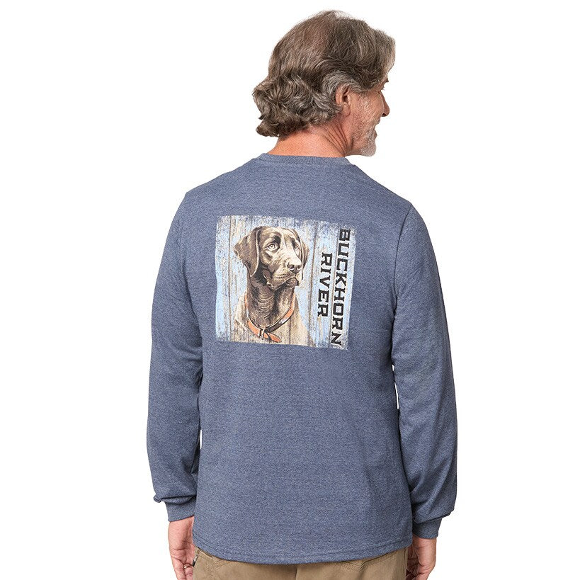 Men's Buckhorn River Americana Long Sleeve Graphic T-Shirt#select-color_blue