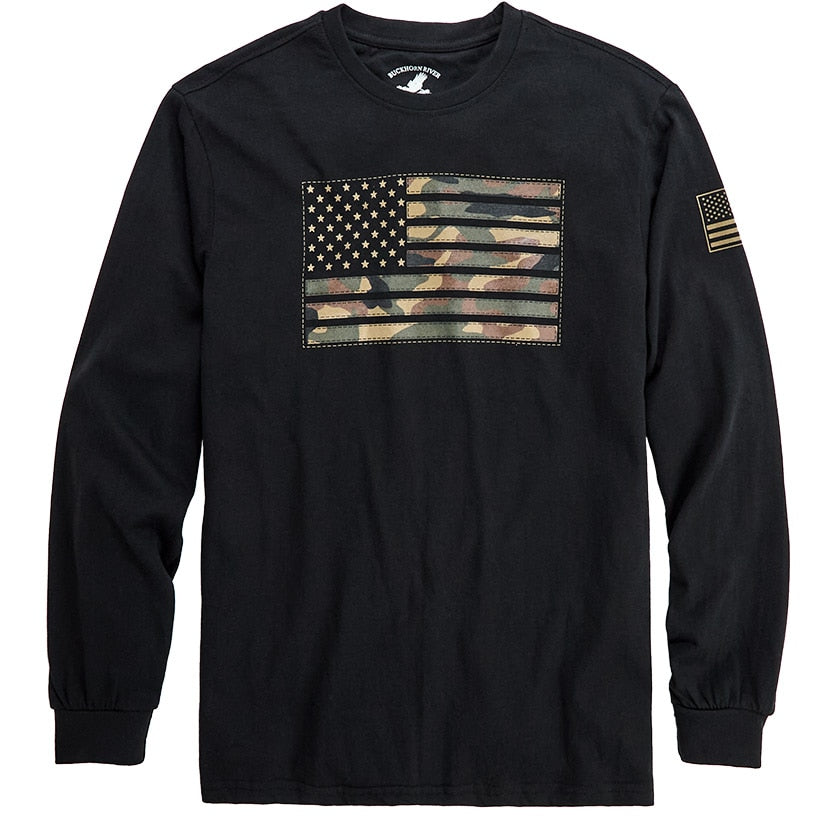 Buckhorn River Americana Long-Sleeve Tee