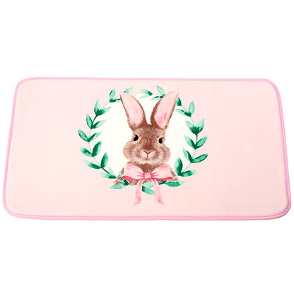 Bunnies and Bows Shower Curtain, Bath Rug, or Hooks