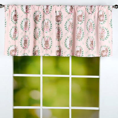 Bunnies and Bows Shower Curtain, Bath Rug, or Hooks