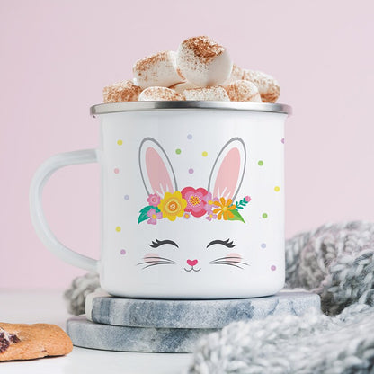 Personalized Easter Bunny Camp Mug