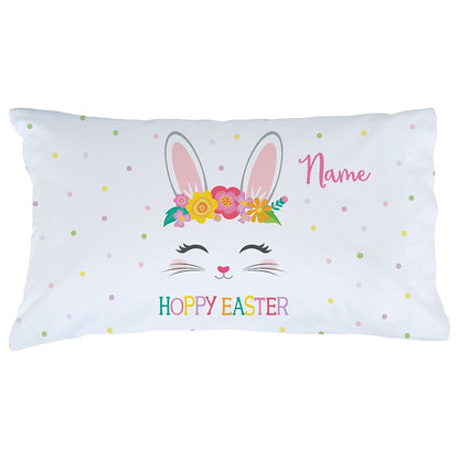 Personalized Easter Bunny Pillowcase