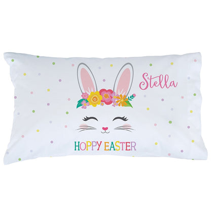 Personalized Easter Bunny Pillowcase
