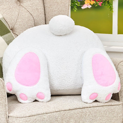 Burrowing Bunny Shaped Decorative Pillow