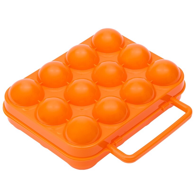 Camping Dozen Plastic Egg Holder Clean and Unbreakable