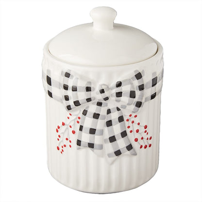 Plaid and Berries Kitchen Canister