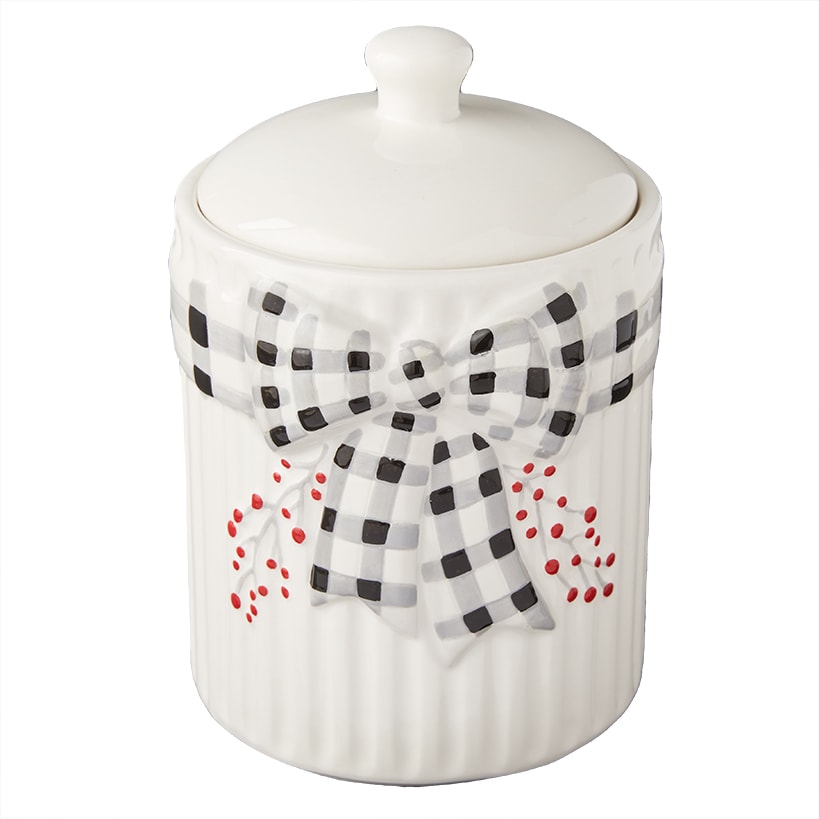 Plaid and Berries Kitchen Canister