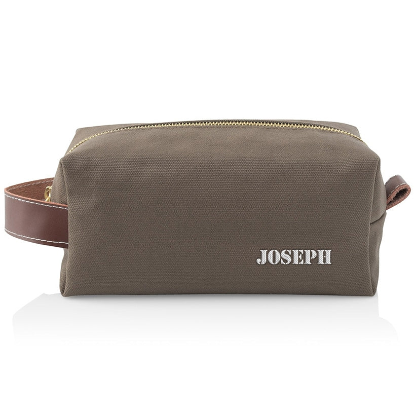 Personalized Canvas Toiletry Kit