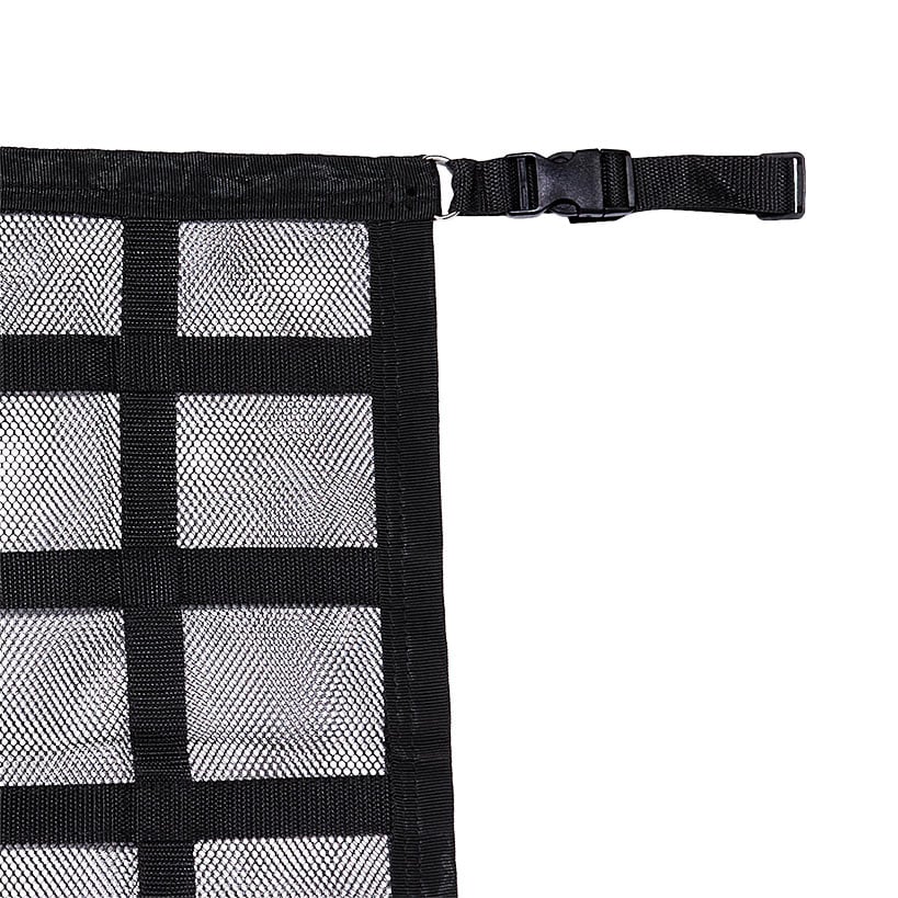 Car Ceiling Cargo Mesh Net With 2 Separate Pockets 1 Zippered
