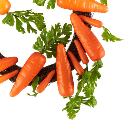 Easter Country Bunnies, Decorative Carrot Garland, or Carrot Wreath