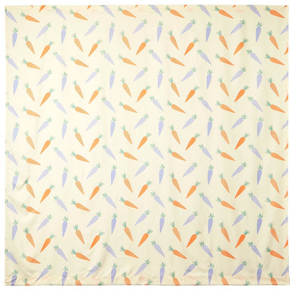 Spring Carrots Shower Curtain, Bath Rug, Hand Towels, Valance, or Hooks
