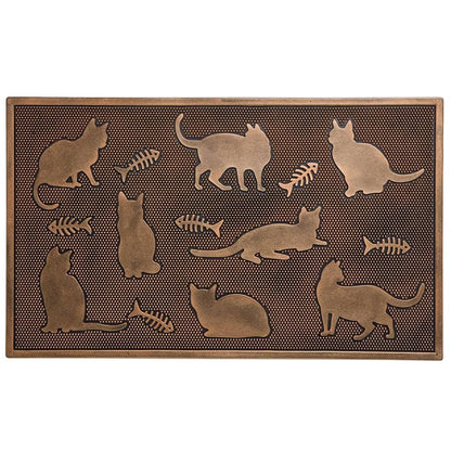 Cats Rubber Doormat