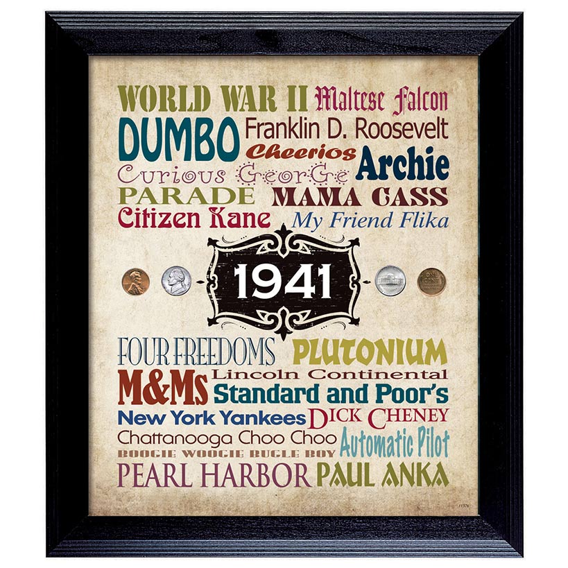 Personalized Celebratory Year Print