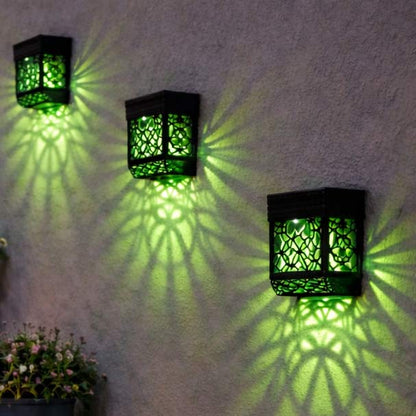 Shadow Cast Wall-Mounted Solar Lights-Set of 2