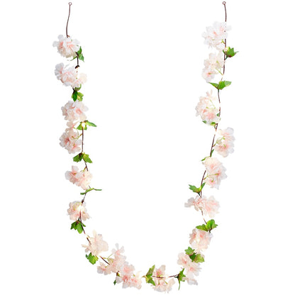 Lighted Cherry Blossom Garland, 2 Pc Branches, Table Tree, or 48" Tree