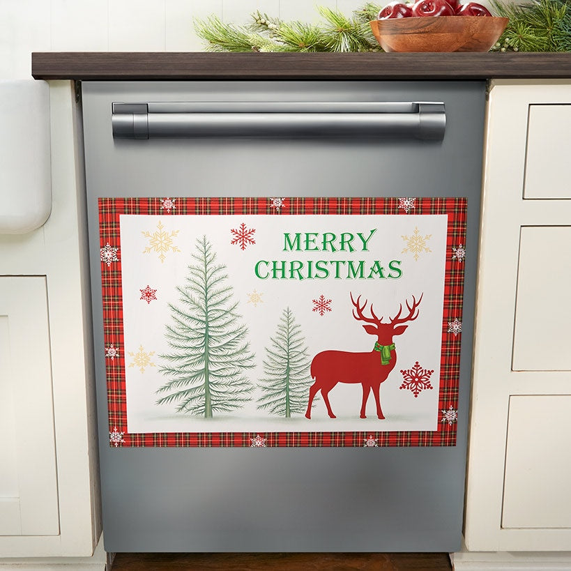 Christmas Deer Kitchen - Magnet, Towels, Tray, or Salt & Pepper Shakers#select-item_dishwasher-magnet