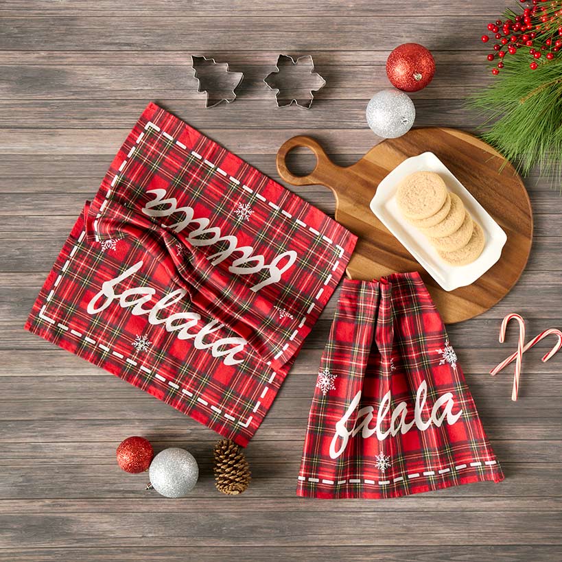 Christmas Deer Kitchen - Magnet, Towels, Tray, or Salt & Pepper Shakers#select-item_set-of-2-kitchen-towels