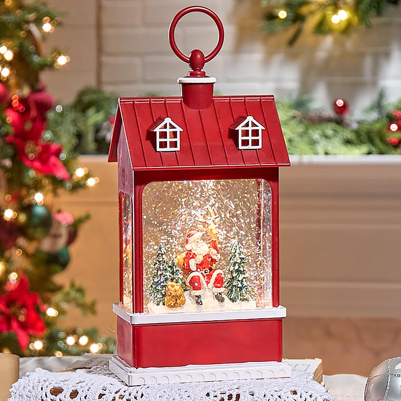Christmas Lighted Snowing Decor#select-item_santa