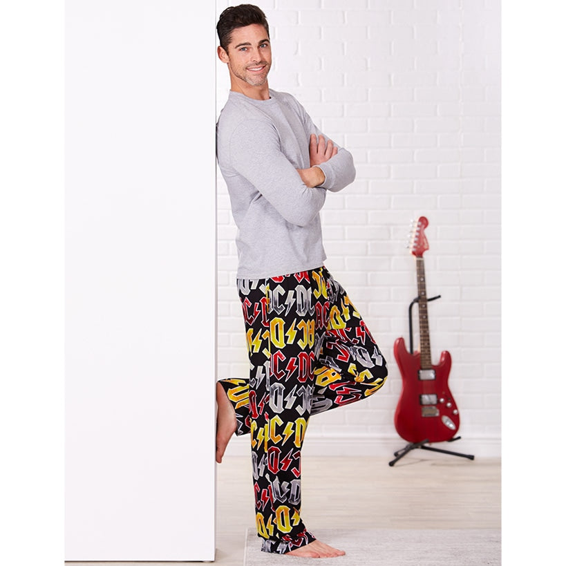 Men's Licensed Knit Lounge Pants AC/DC#select-design_ac/dc