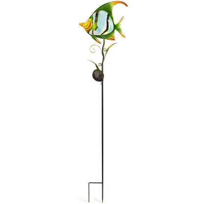Coastal Sea Creature Solar Lighted Stake - Fish or Seahorse