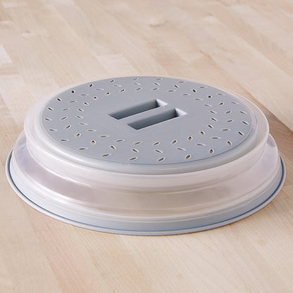 Collapsible Microwave Splatter Guard and Colander
