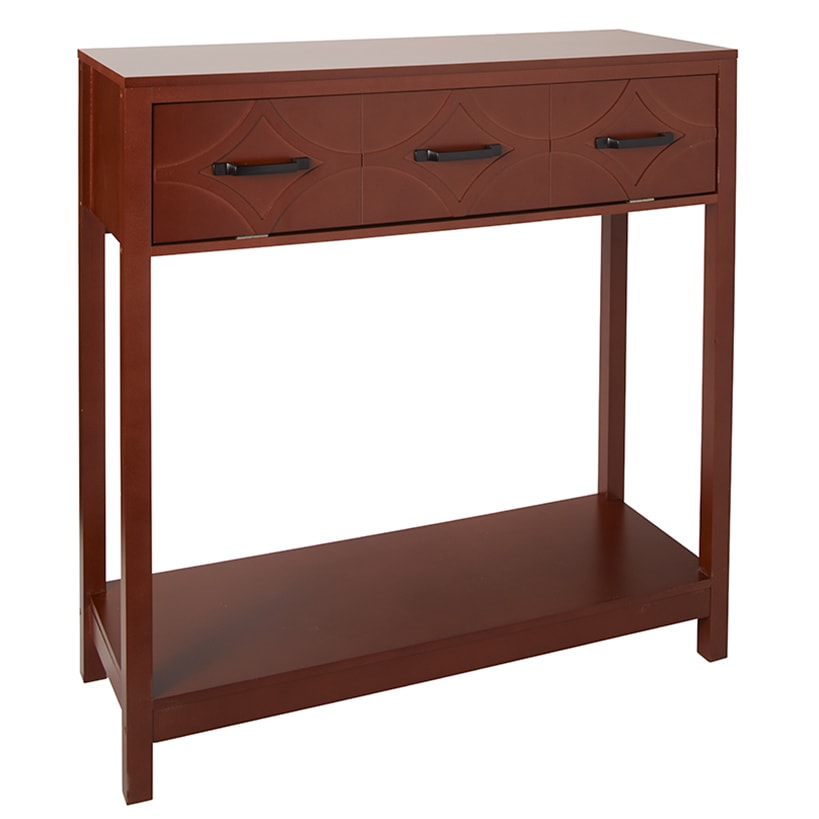 Console Tables with Geometric Design Drawers