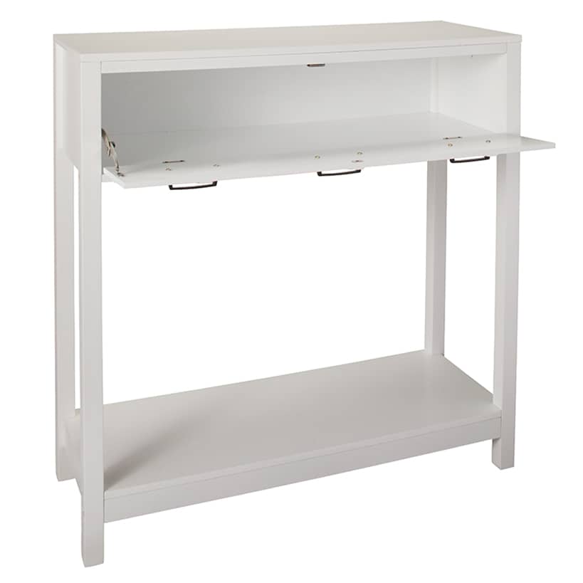 Console Tables with Geometric Design Drawers#select-color_white