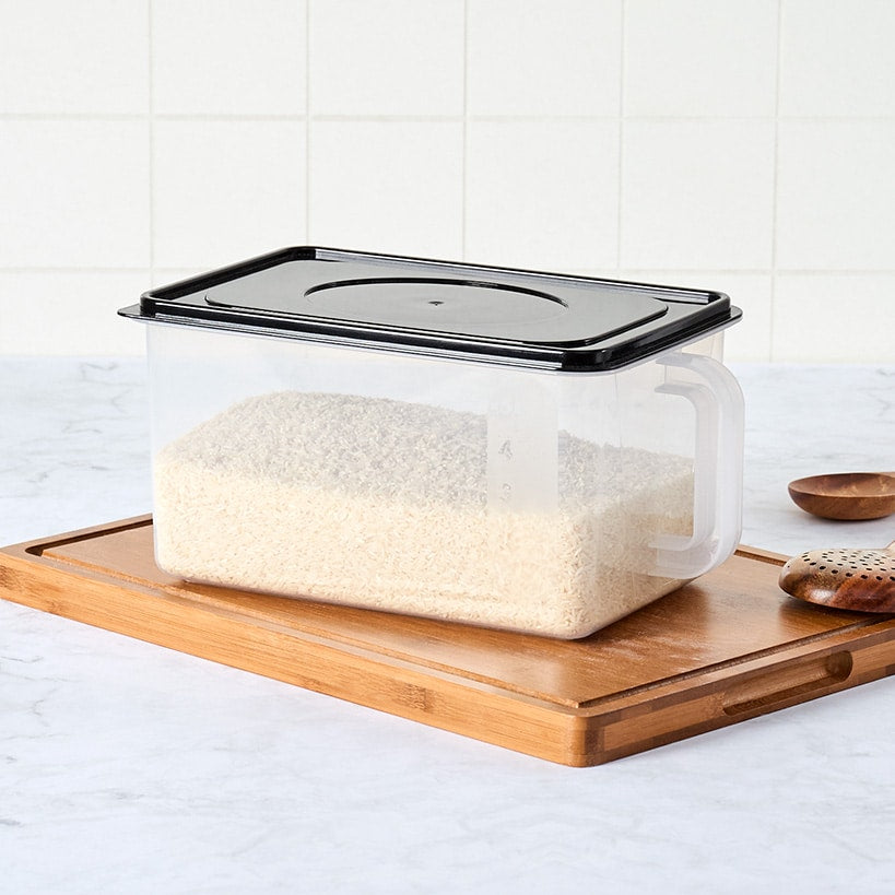 Large Food Storage Container with Lid and Handle#select-color_black
