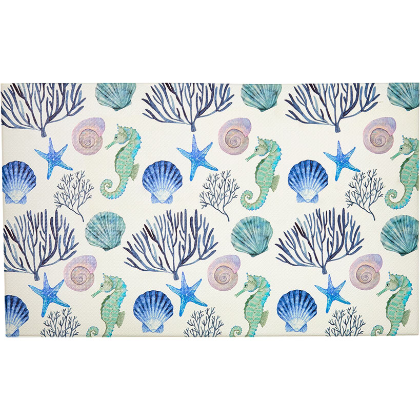 Coral Sea Kitchen Comfort Accent Rug