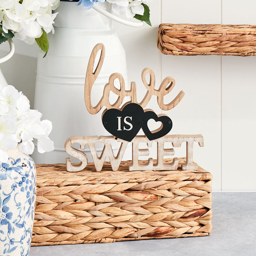Country Sentiment Word Block Sign#select-item_love-is-sweet