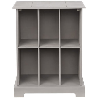 Square Country Style Accent Table with Storage 19"W x 15"D x 24"H