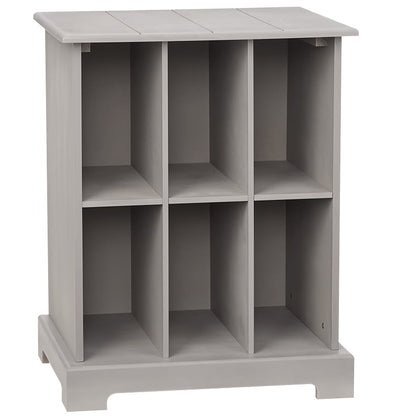 Square Country Style Accent Table with Storage 19"W x 15"D x 24"H