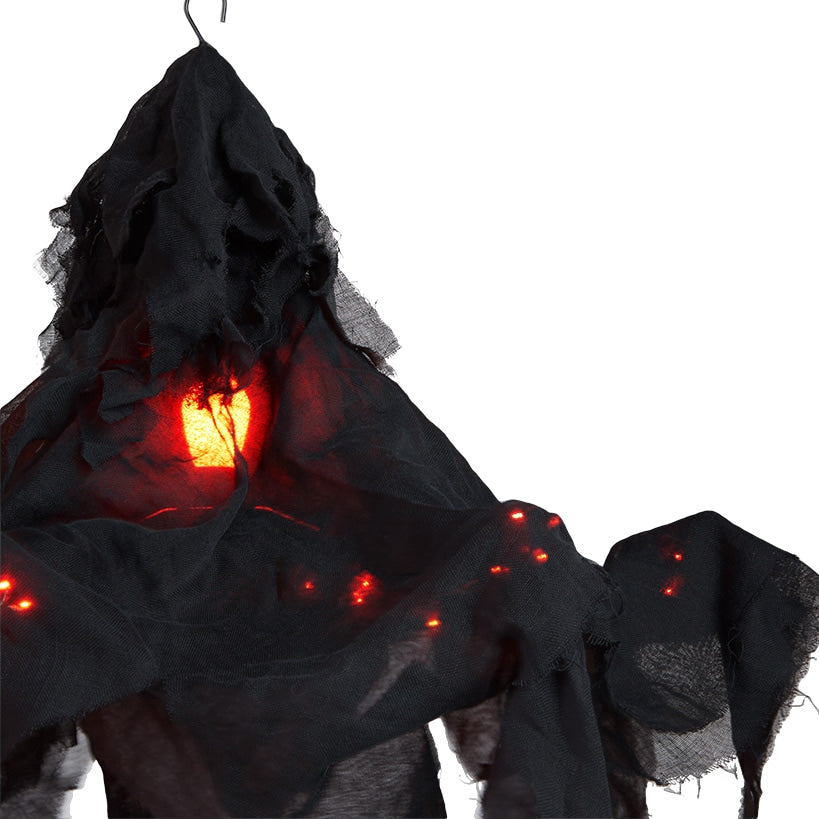 Halloween Shrouded Creepy Chandelier - Black or Chalky#select-chandelier_black