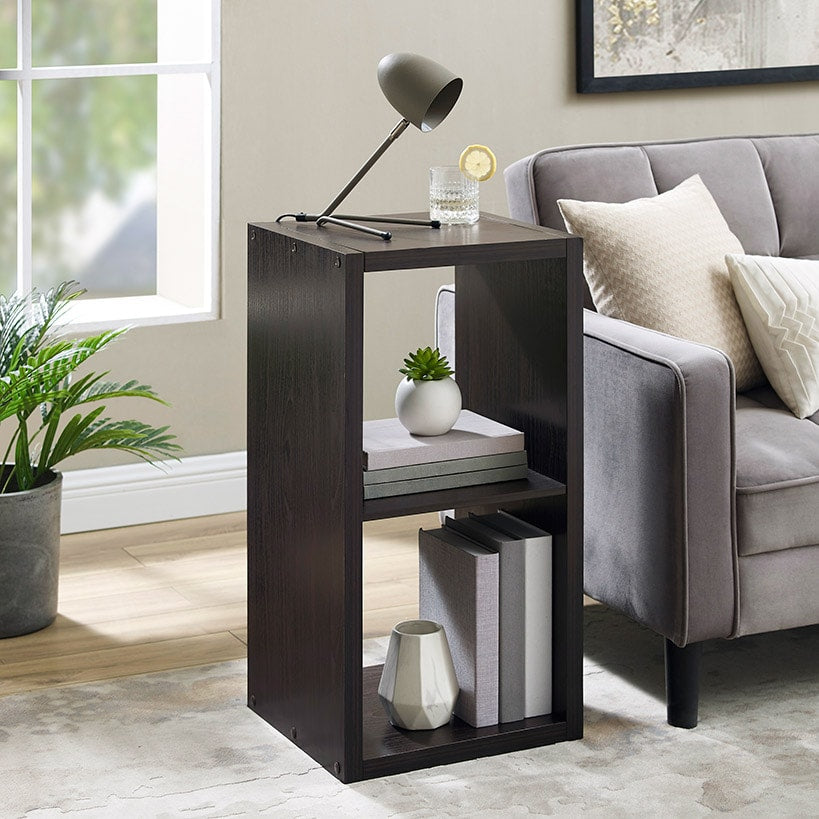 Cube Storage Organizer 2 Cubical#select-color_espresso