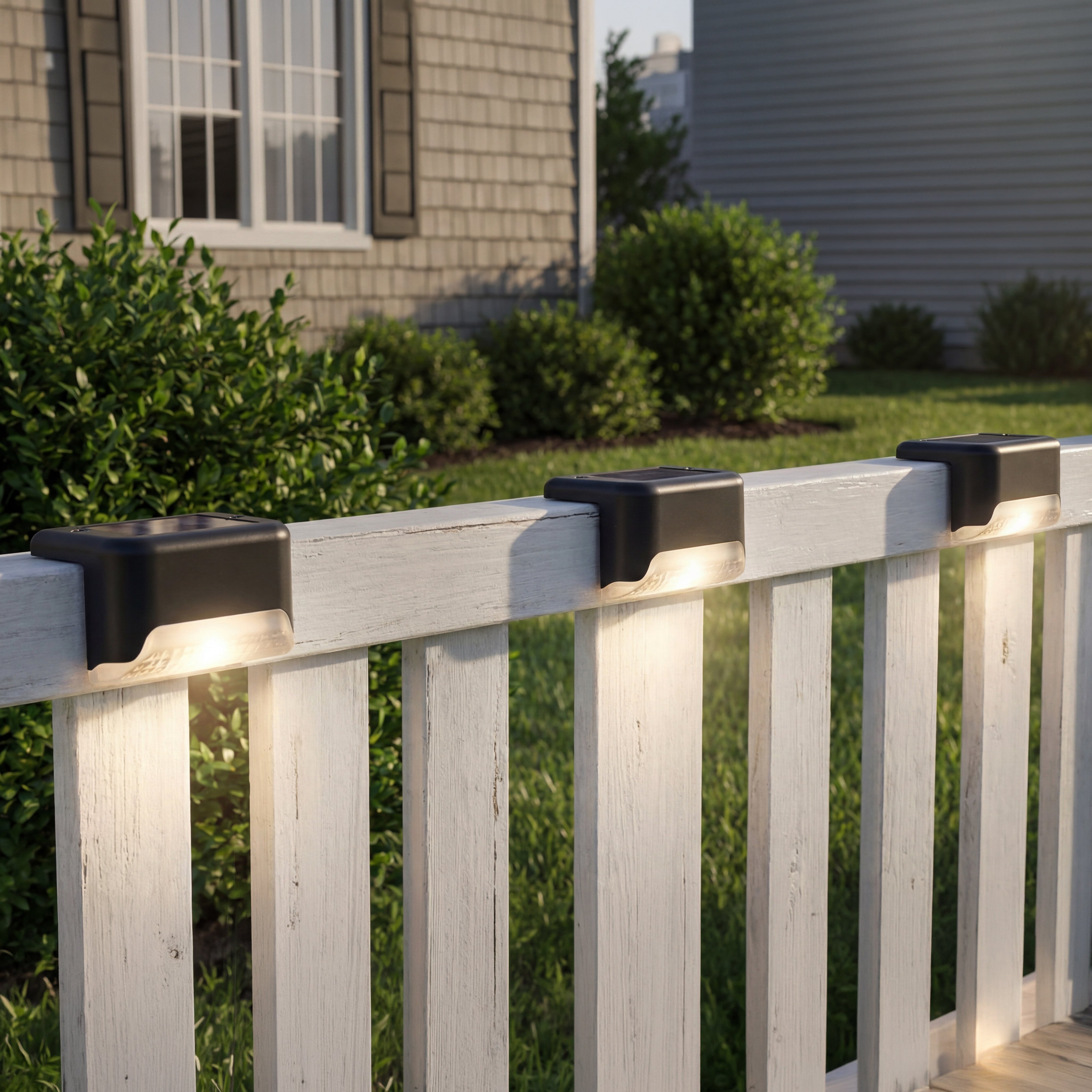 Solar LED Deck Lights Set of 3