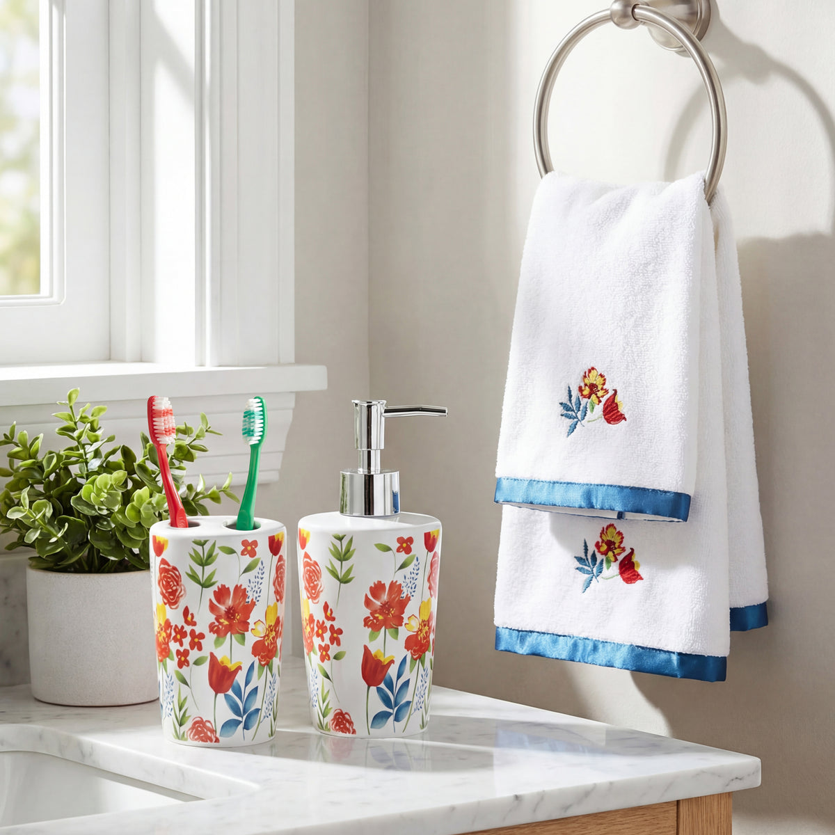 Garden Delight Bathroom Collection | The Lakeside Collection