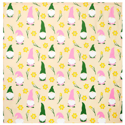 Daffodil Gnomes Shower Curtain, Rug, Hand Towels, Valance, or Hooks