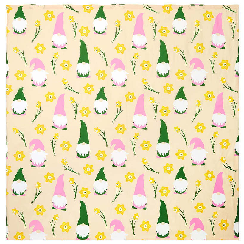 Daffodil Gnomes Shower Curtain, Rug, Hand Towels, Valance, or Hooks#select-item_shower-curtain
