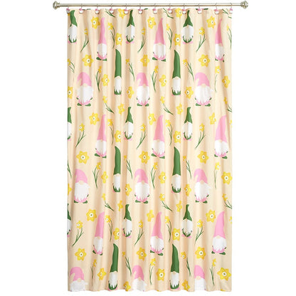 Daffodil Gnomes Shower Curtain, Rug, Hand Towels, Valance, or Hooks
