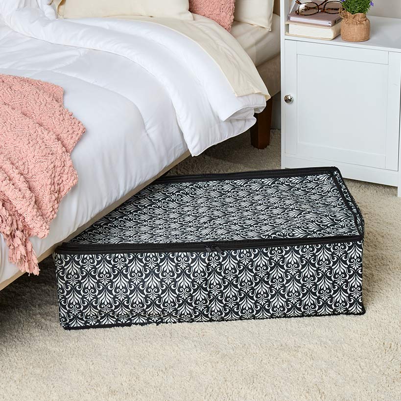 Damask Bedroom or Closet Storage Bin Organizer#select-item_underbed-storage-bin