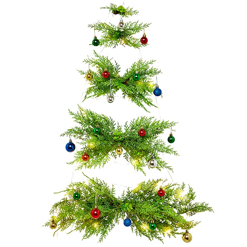 Decorative Lighted Wall Tree