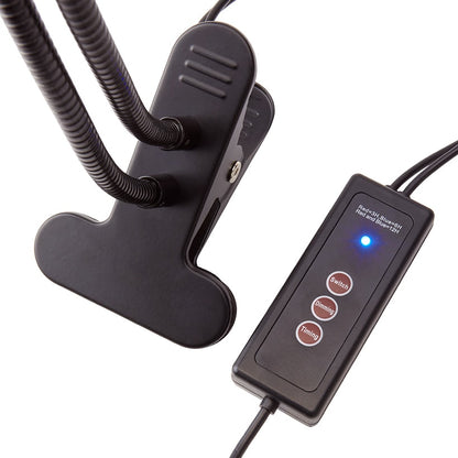 Dual LED Desk Lamp 3 Color Modes, 5 Dimming Levels and Timer