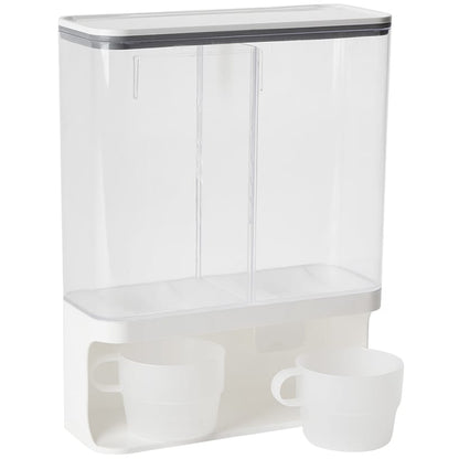 Laundry Dual Detergent Dispenser or Sliding Laundry Pod Storage Container