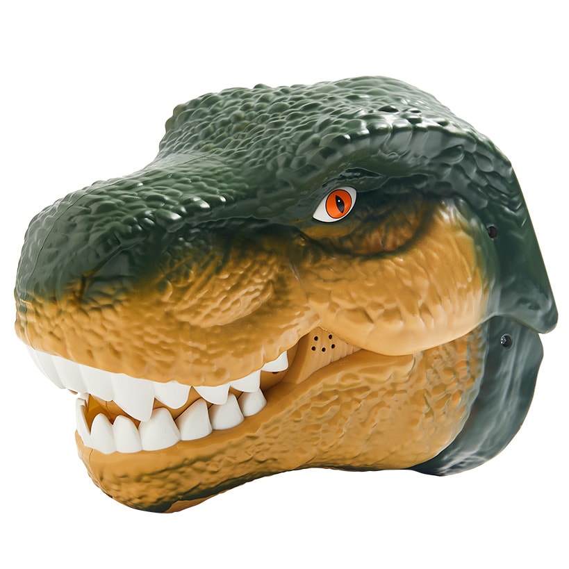 Dinosaur Bubble Machine - LED Light, Realistic Roaring, and Bubble Solution