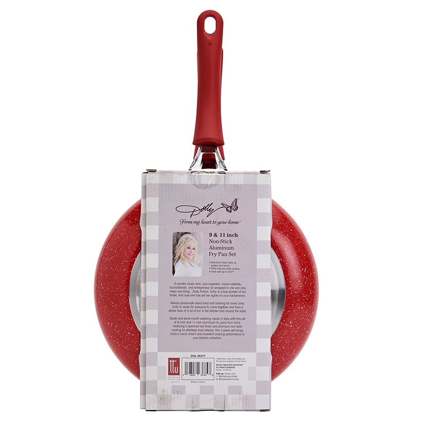 Dolly Parton Nonstick Speckled Pan Set
