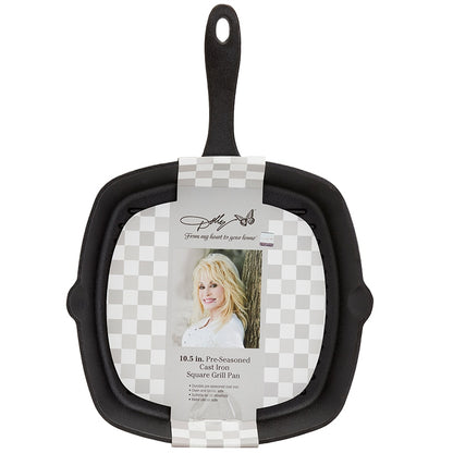 Dolly Parton Seasoned Cast Iron Pan